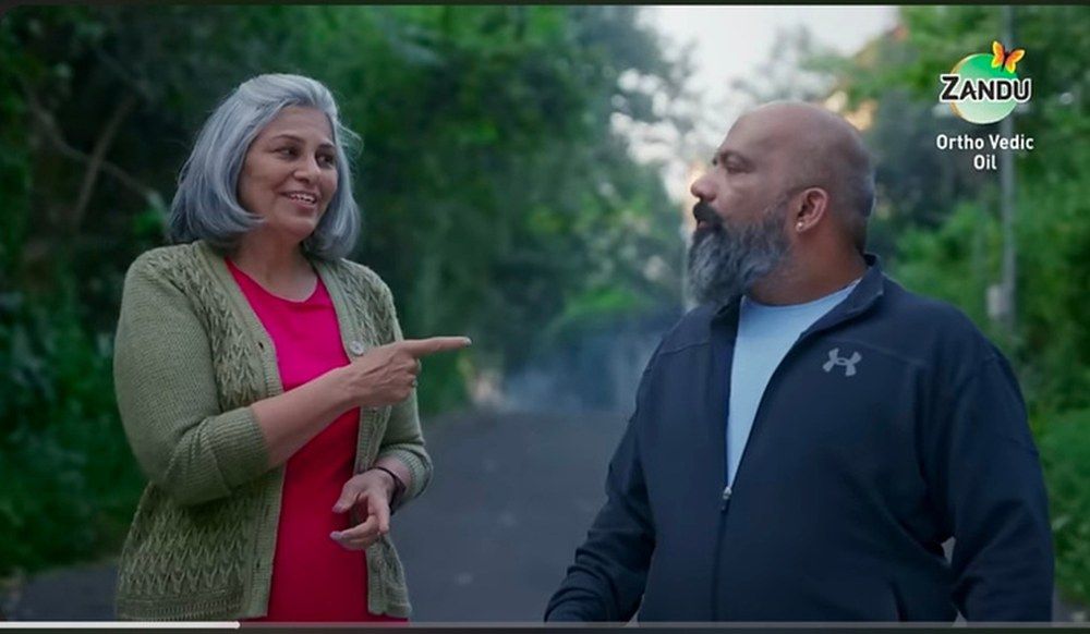 Zandu ad film — still